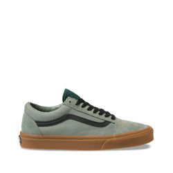 vans old skool verde e cinza